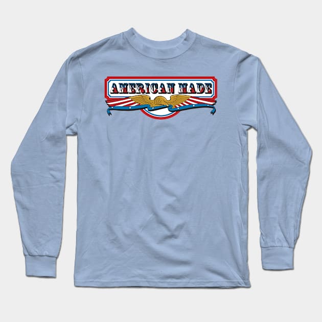 American Made Long Sleeve T-Shirt by RTROstock